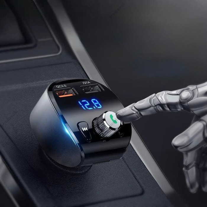 FM-трансмітер Borofone JOYROOM JR-CL02 Bluetooth Black